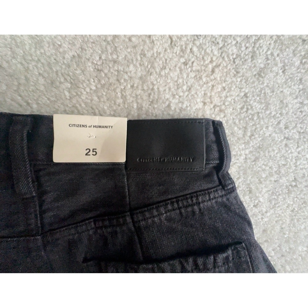 Brand New - Citizens of Humanity Horseshoe Jeans Size 25 DARK WASHED BLACK #1 - Picture 11 of 15
